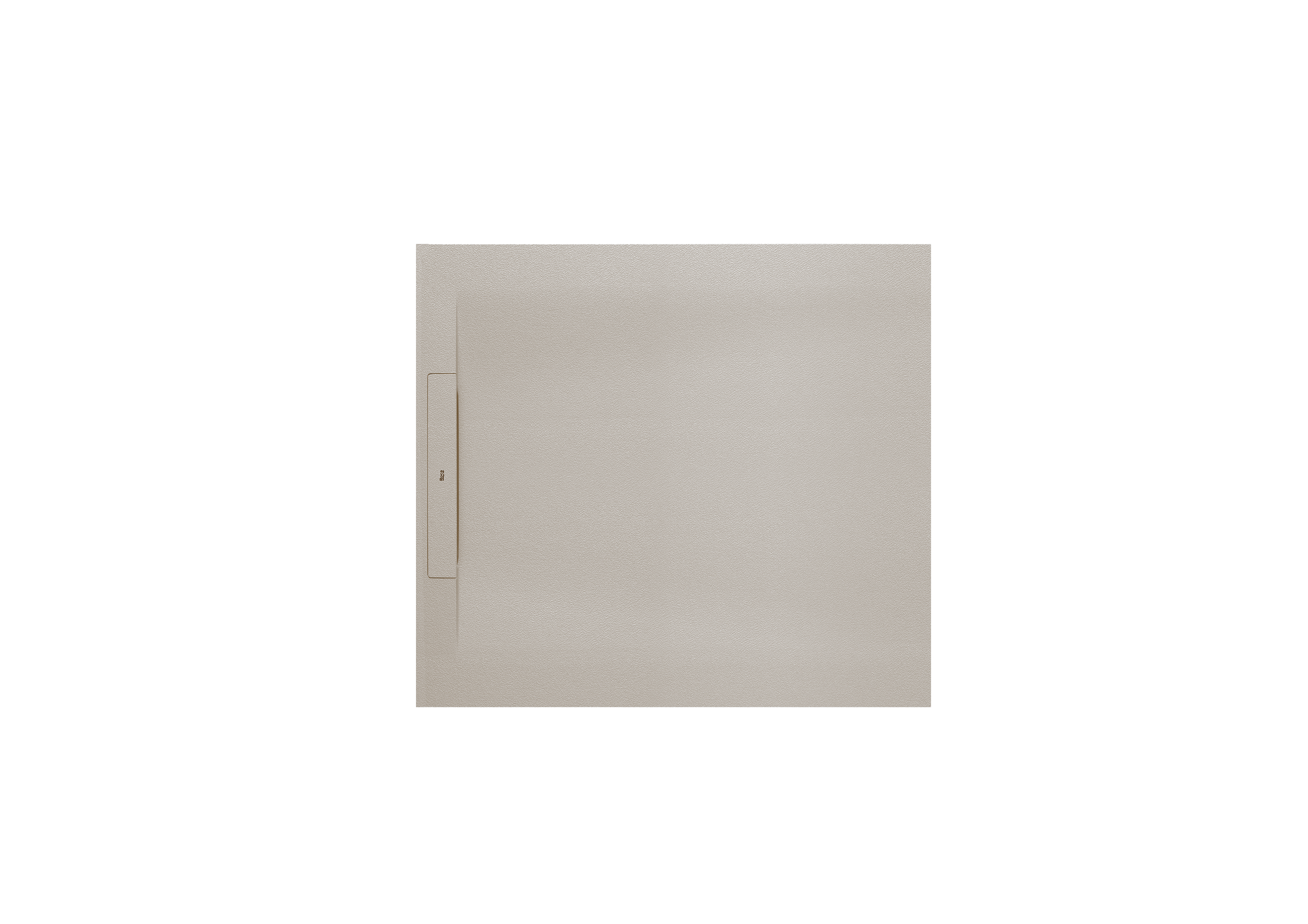 Pyros receveur en stonex avec vidage garde d'eau 30mm 900x900 beige