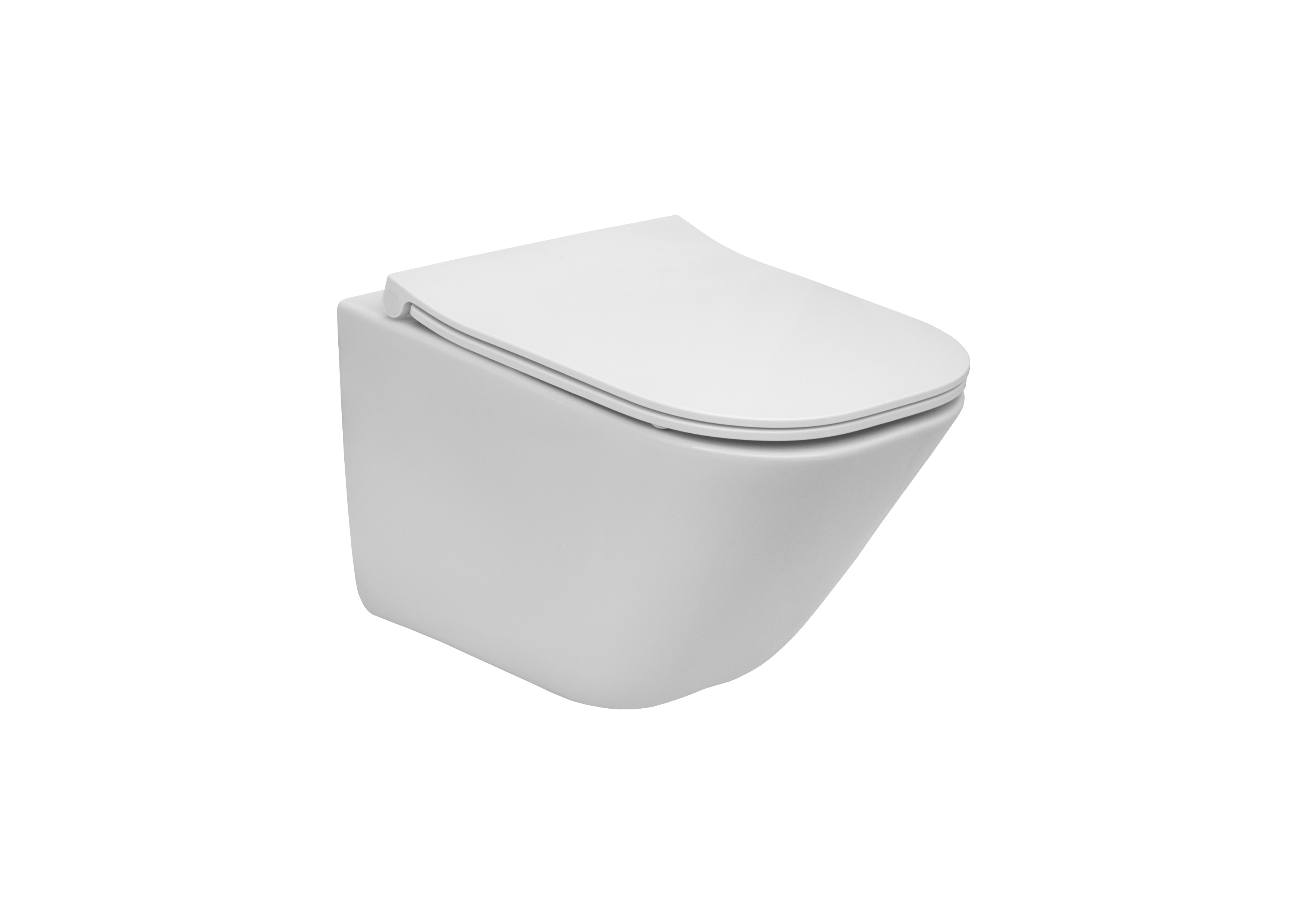 The gap square wc suspendu compact sans bride 480 mm blanc