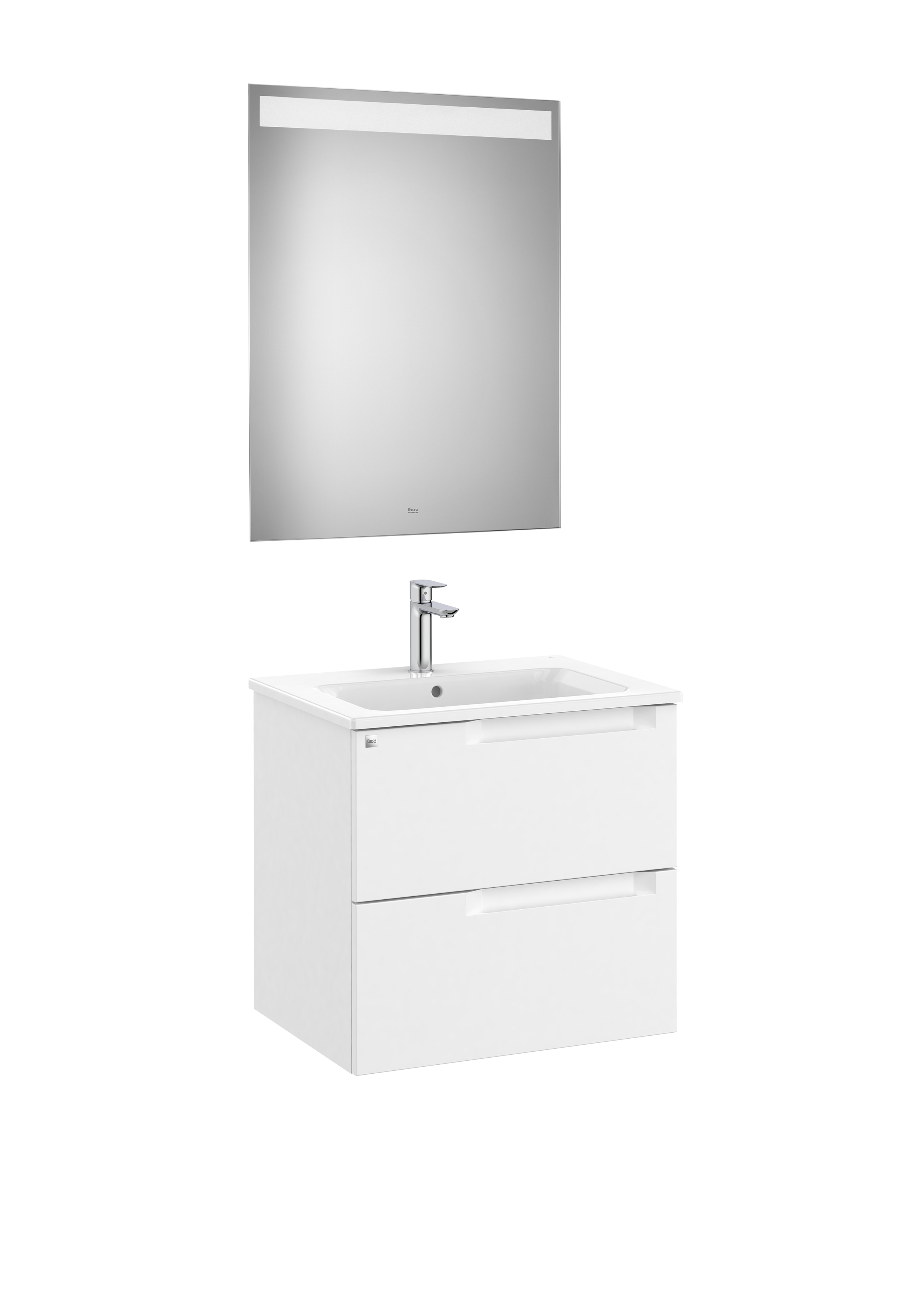 Aleyda pack 2 tiroirs 600 mm blanc mat