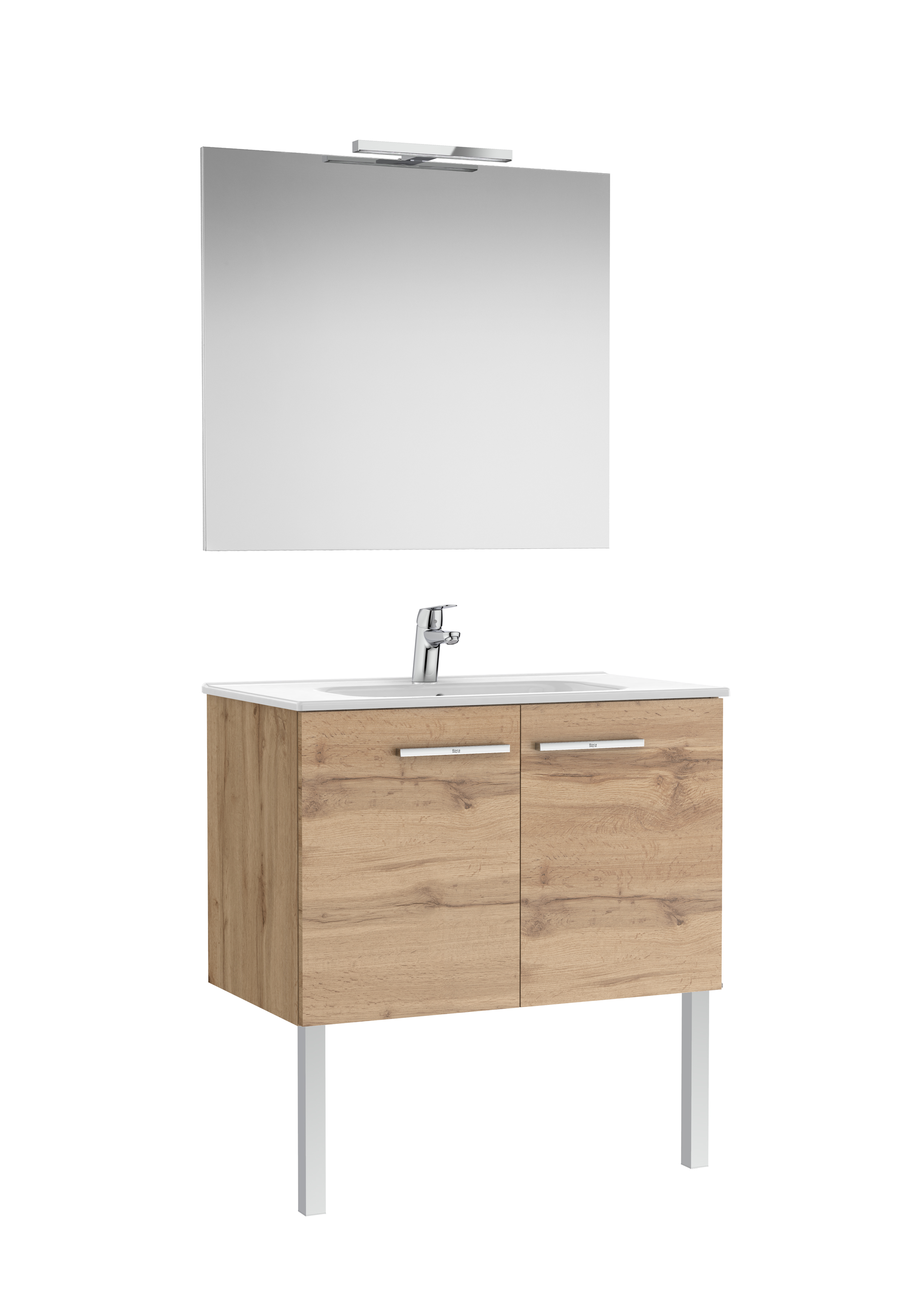 Victoria pack 2 portes 800mm noyer