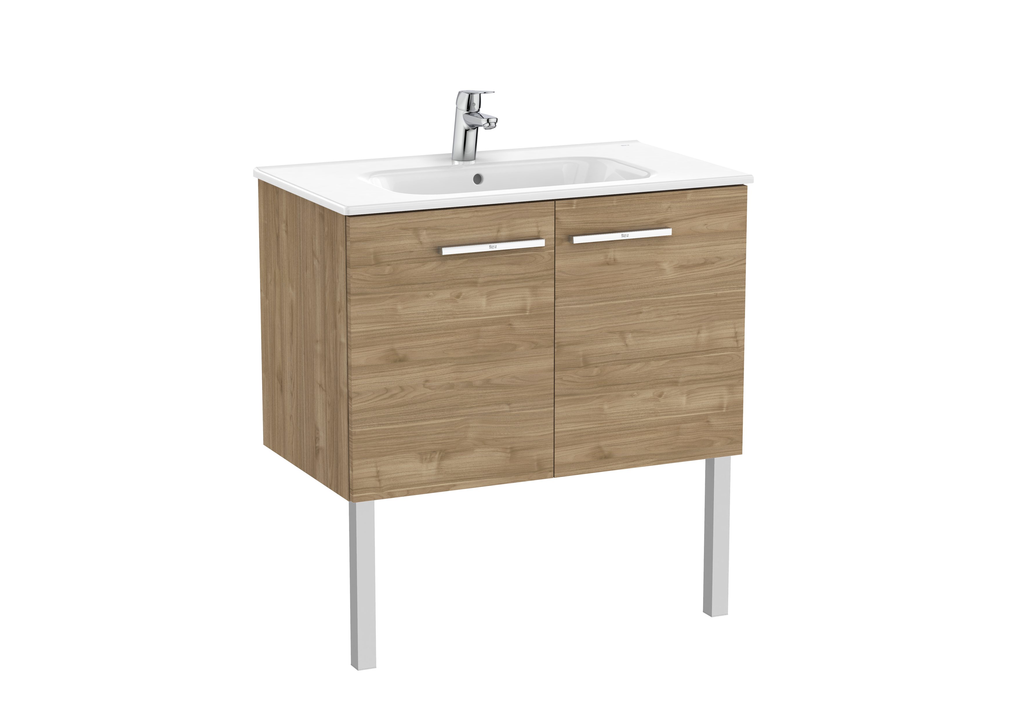 Victoria unik meuble 2 portes + lavabo 800mm noyer