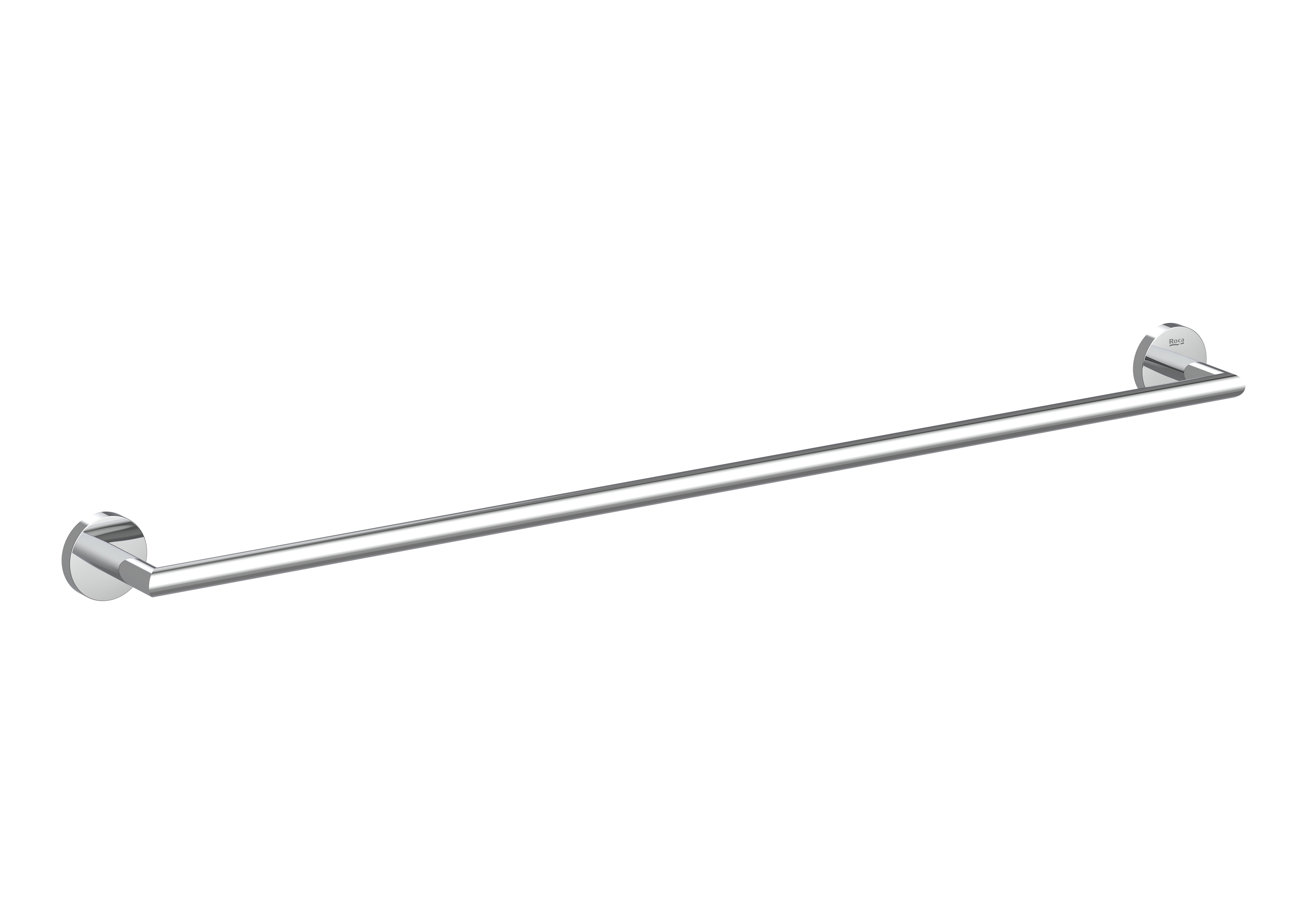 Compas porte-serviettes barre 800 mm chromé
