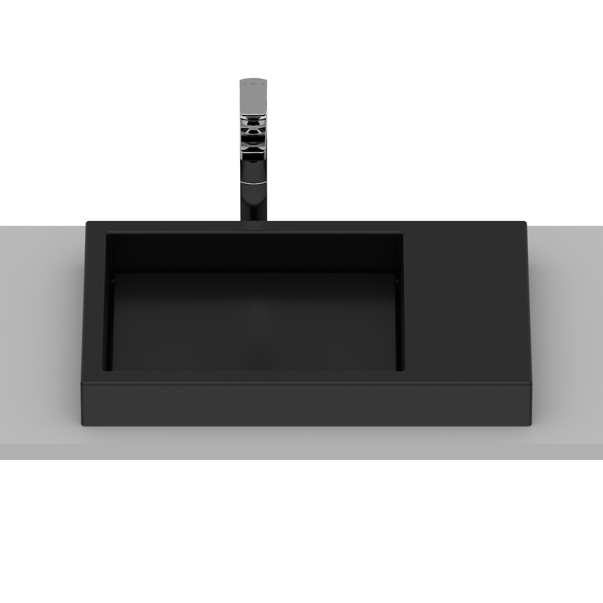 Horizon vasque à poser skyline 600x380 mm noir mat