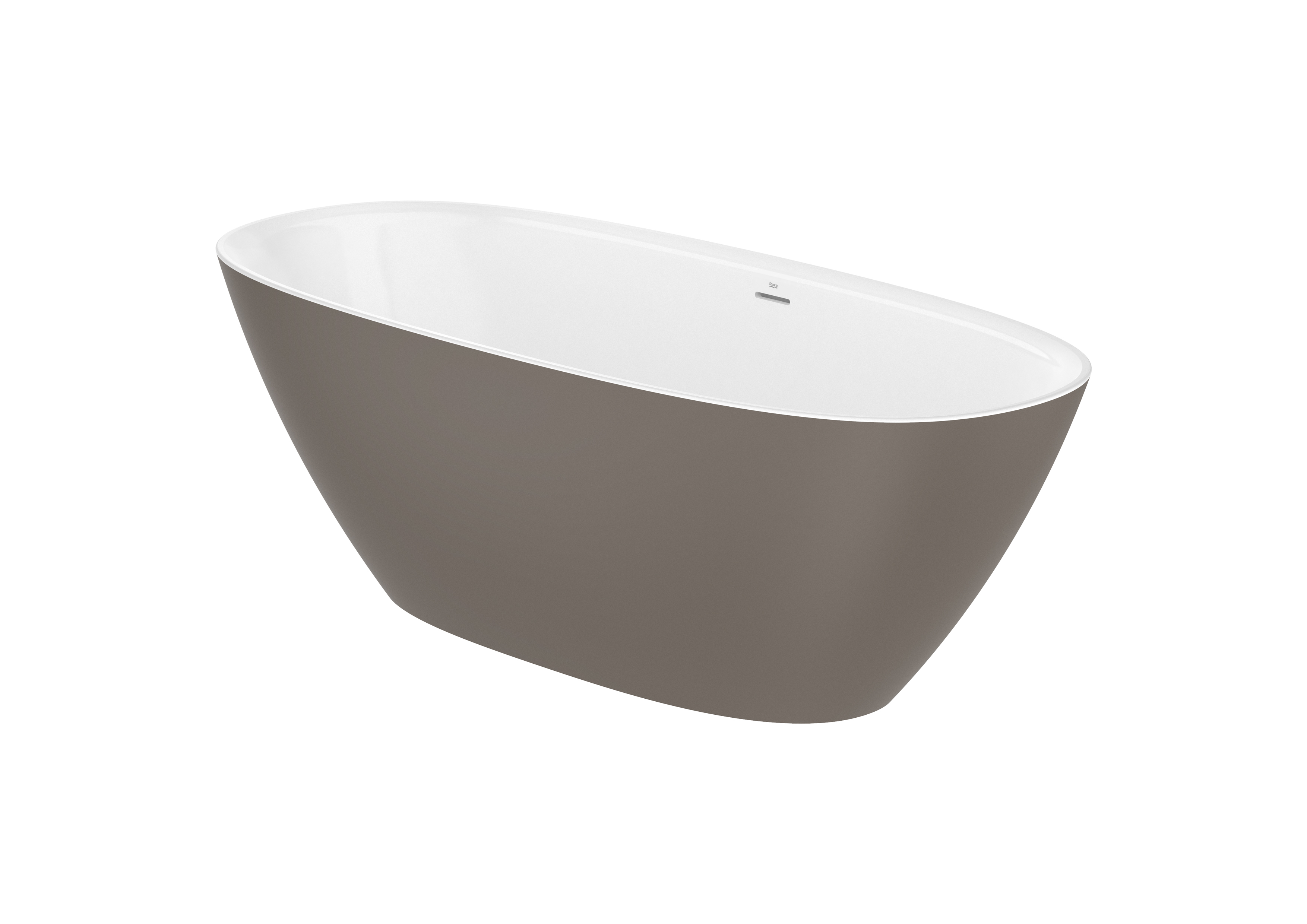 Ariane baignoire îlot stonex 180x80 café