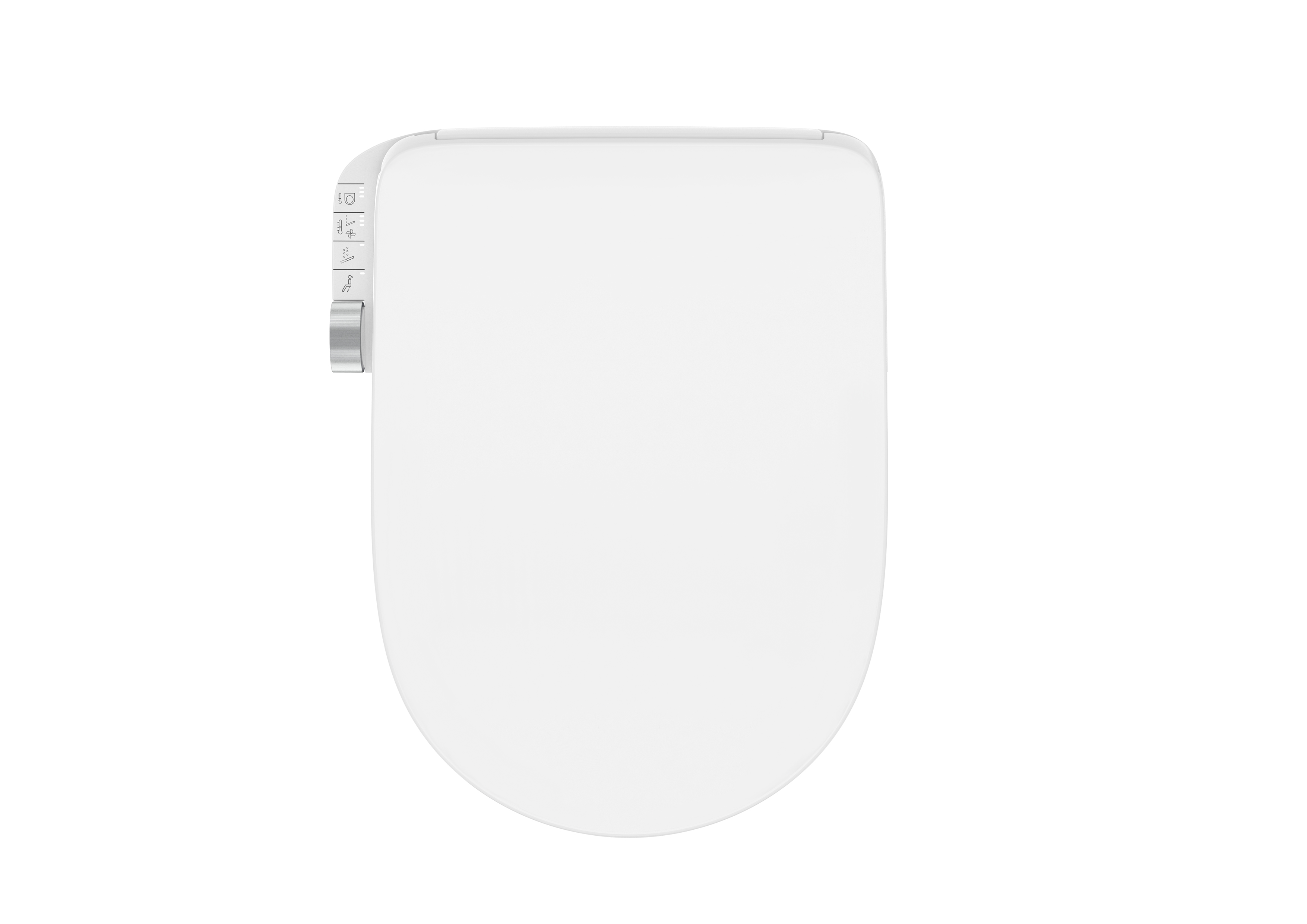 Multiclean  m4 round abattant lavant avec siège chauffant blanc