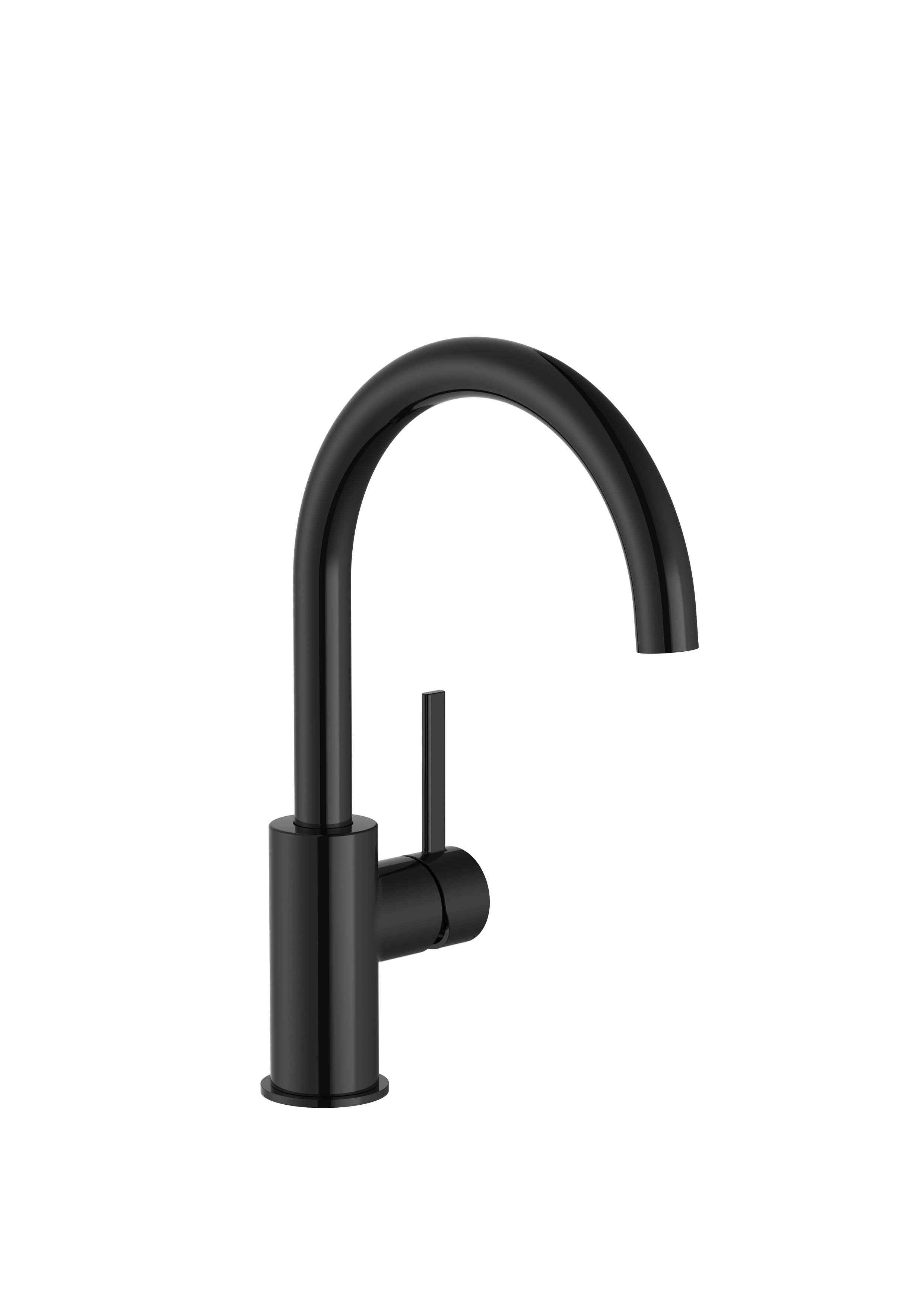 Ona mit lavabol avec poignée latérale corps lisse titanium black