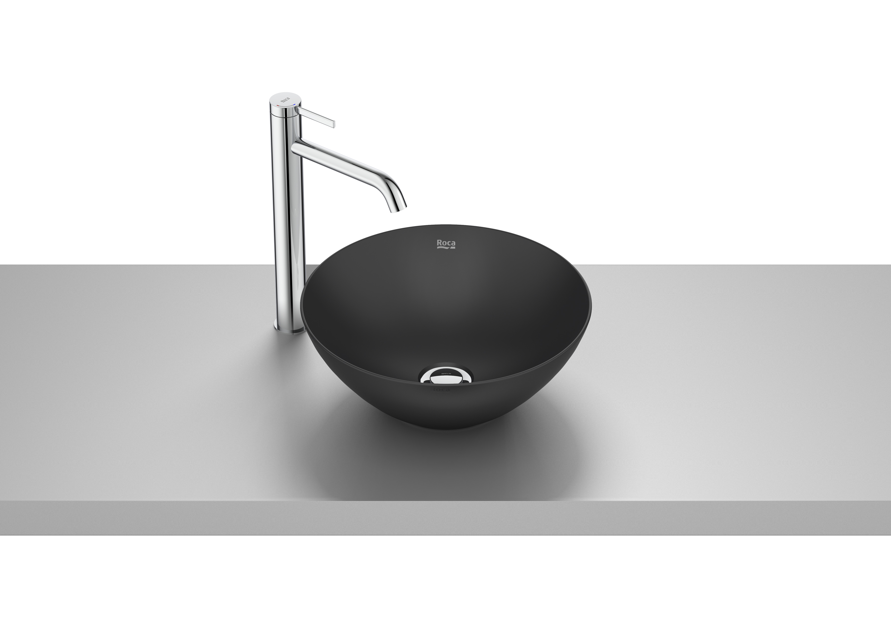 Bol vasque à poser 350x350 mm noir mat