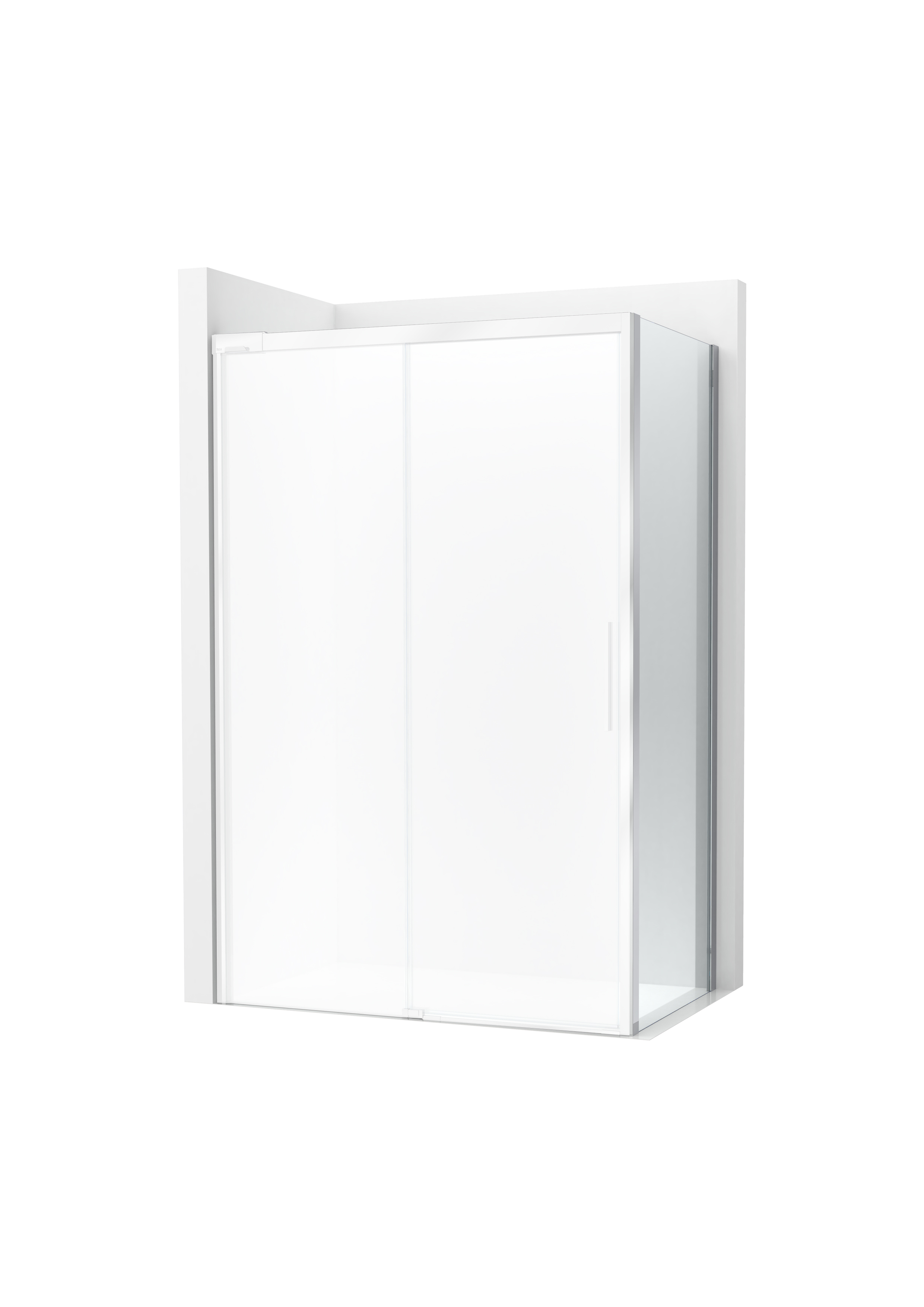 Naray lf paroi 700x2000mm argent brillant