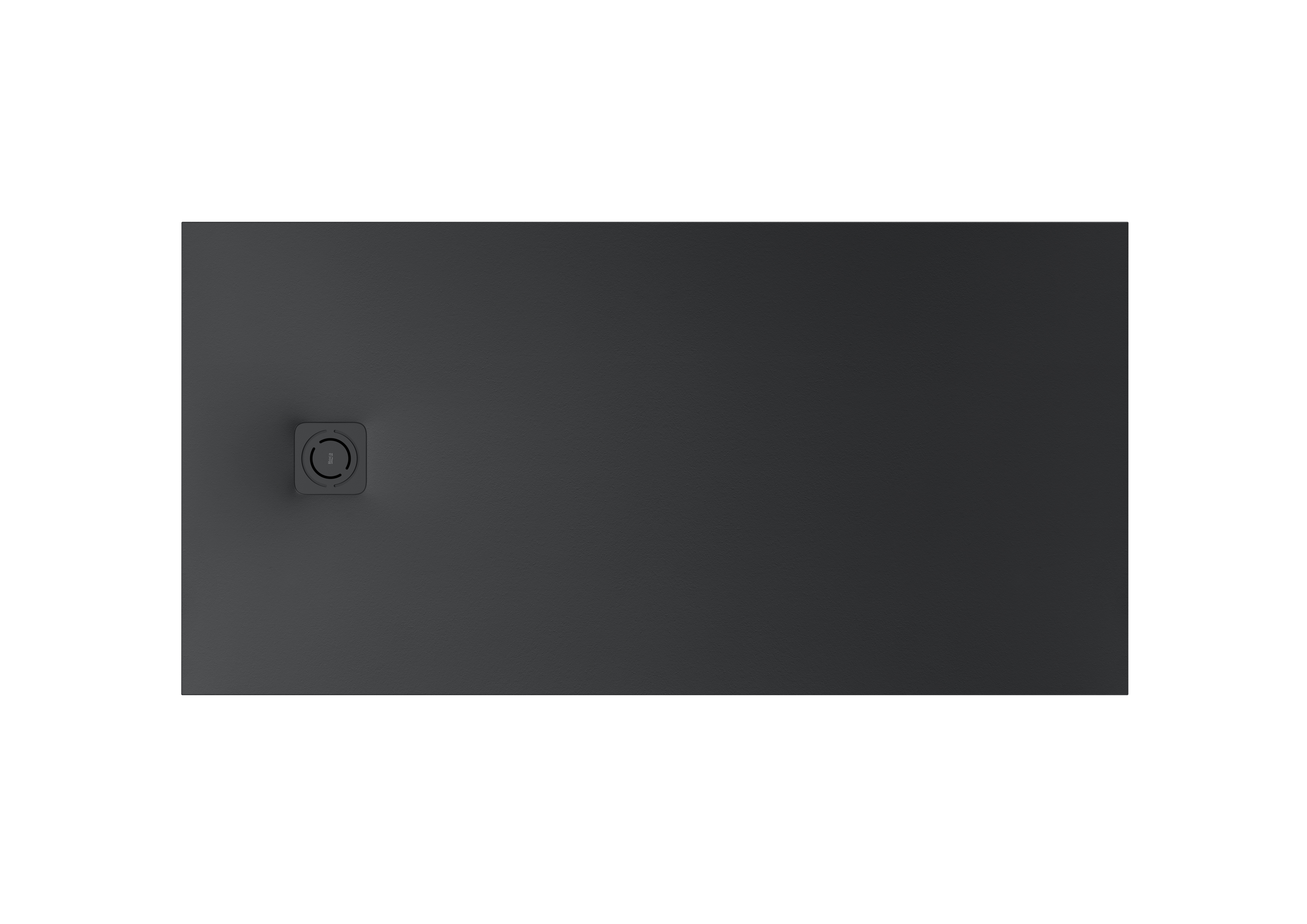 Terran-n receveur stonex 1800x900 avec vidage garde d'eau 30mm noir