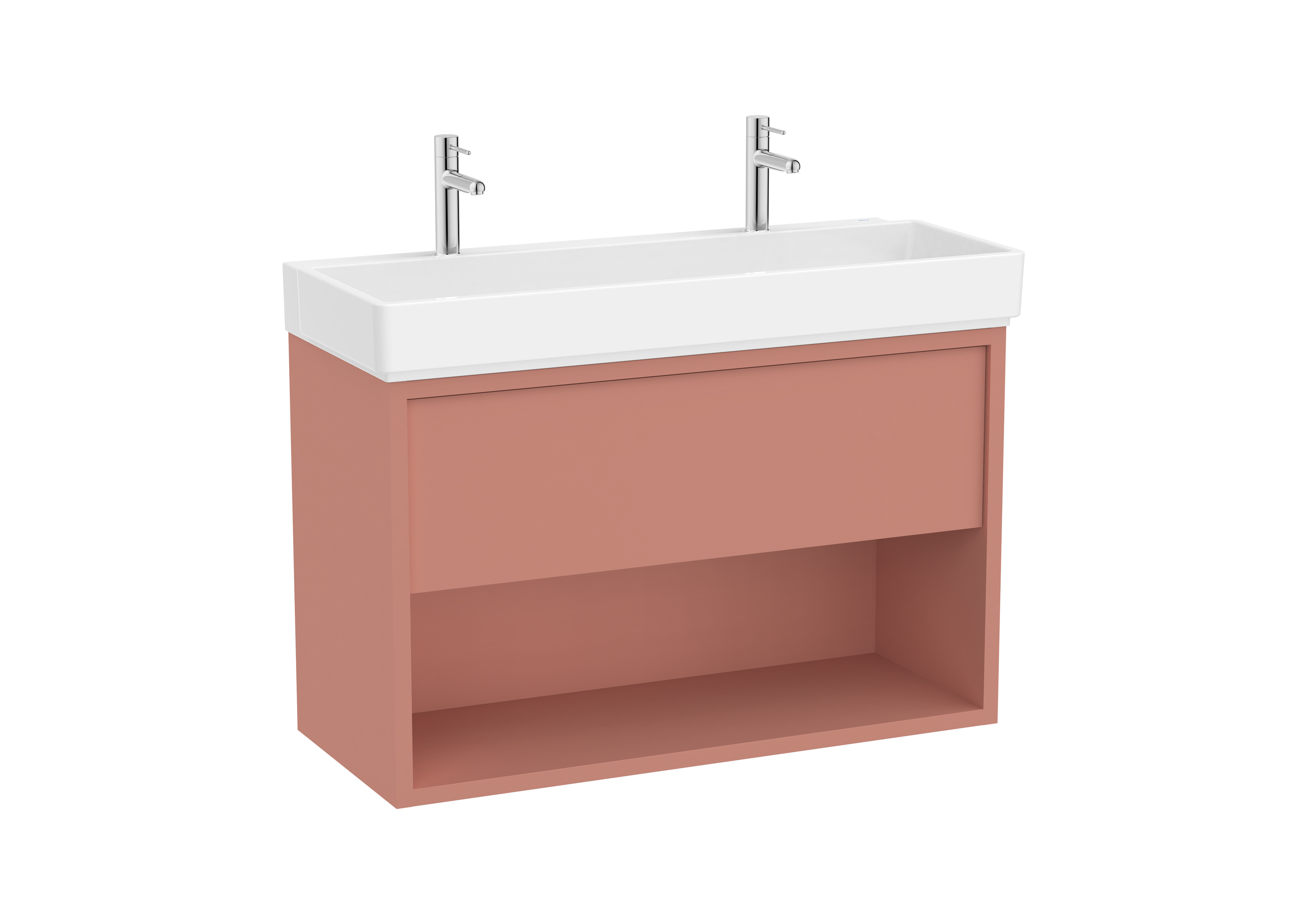 Tura unik 1t 1 niche inf lav percé 2t 1000 mm terracotta clair mat