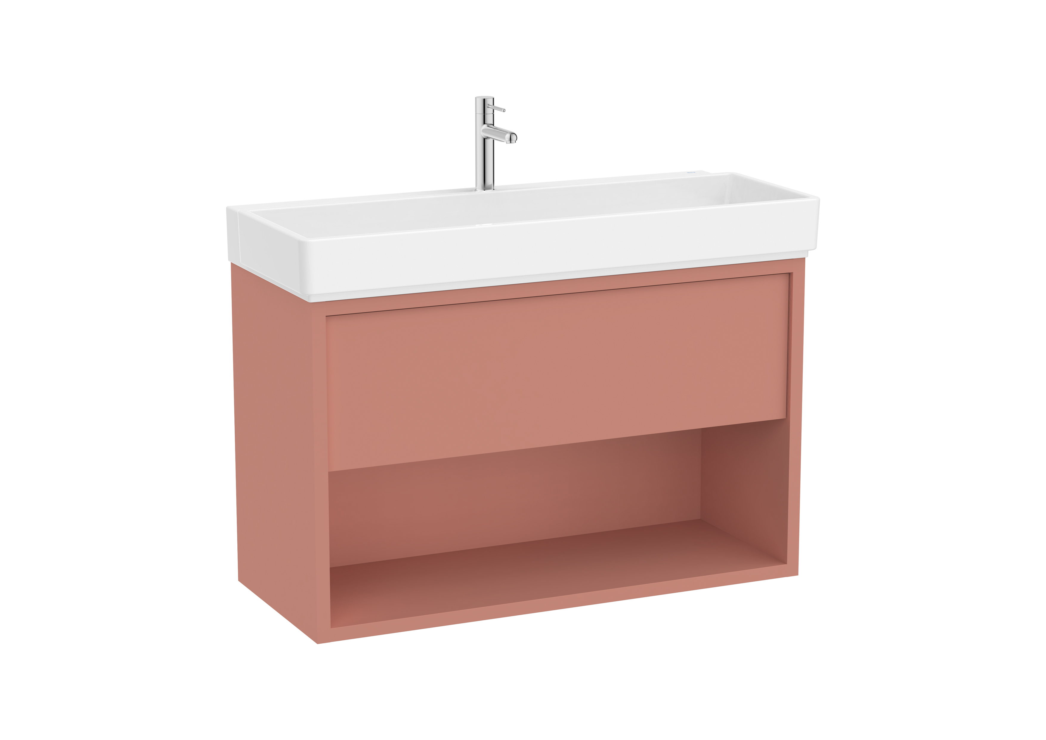 Tura unik 1t 1 niche inf lav percé 1t 1000 mm terracotta clair mat