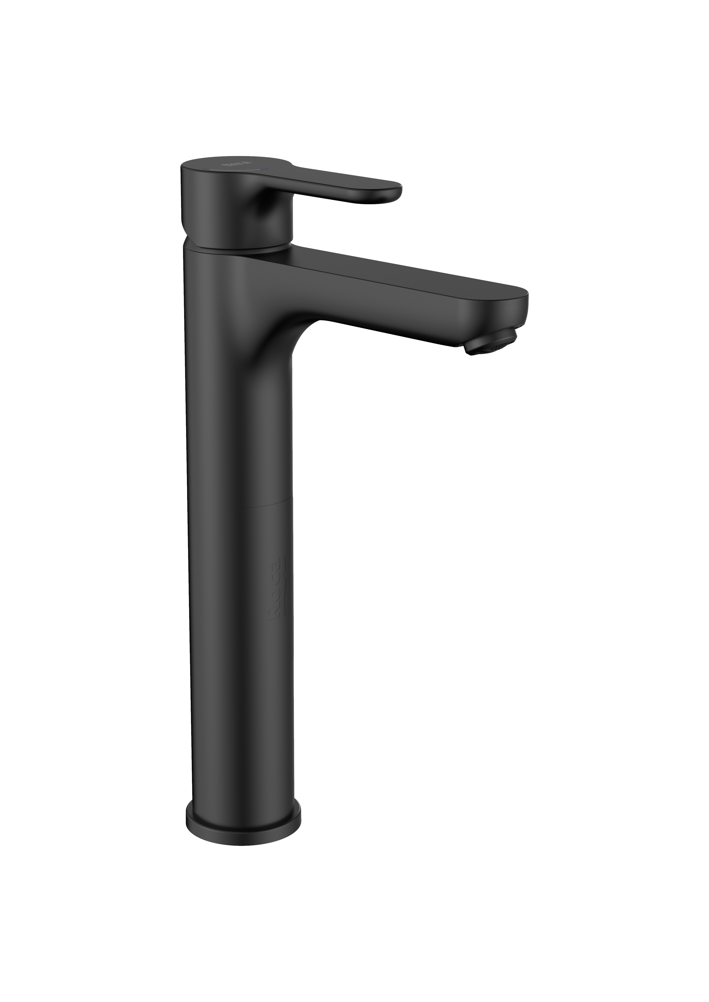 L20 mit lavabo xl bec haut corps lisse cold start noir mat