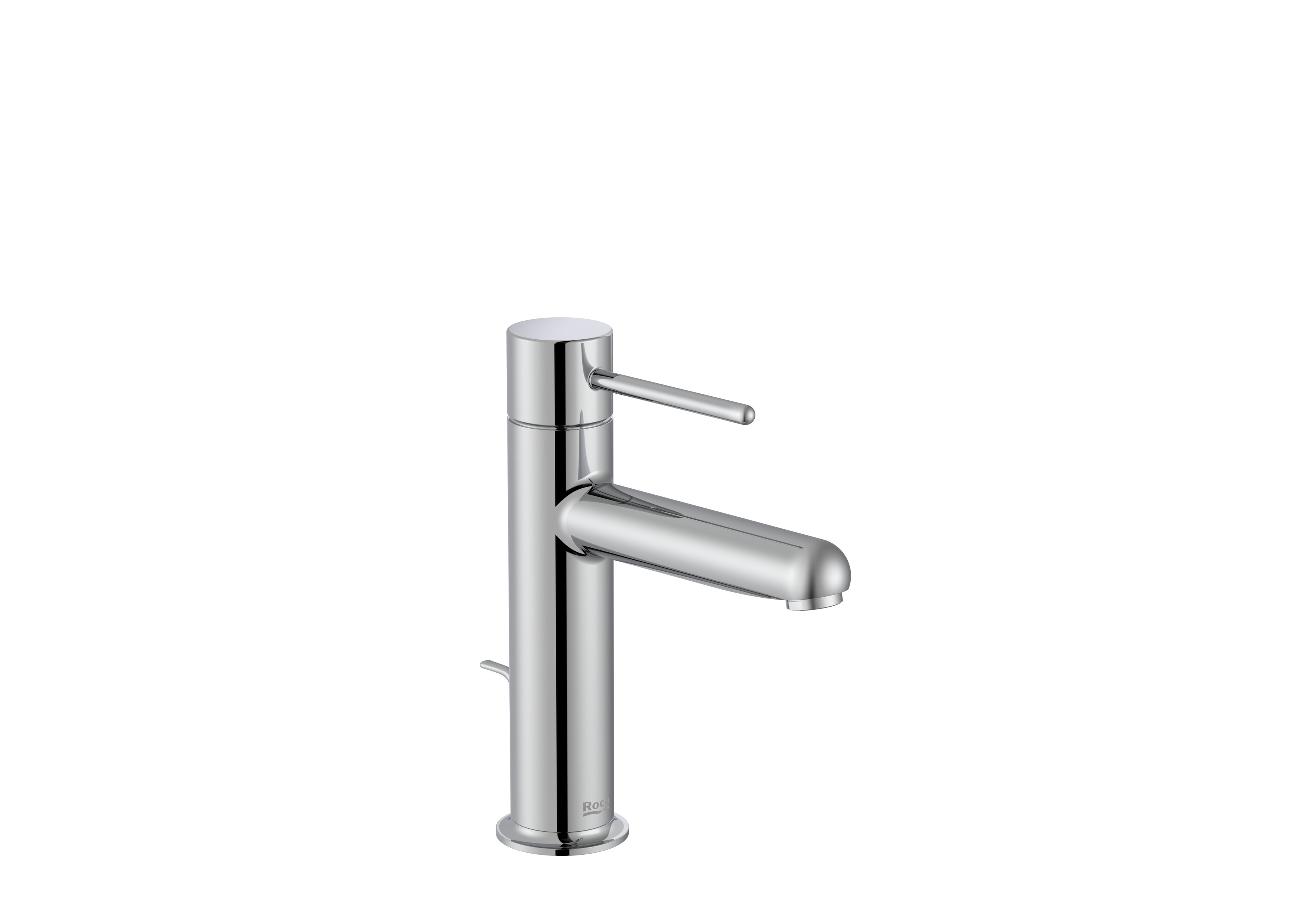 Nu mitigeur lavabo s avec vidage automatique poignée fine chromé