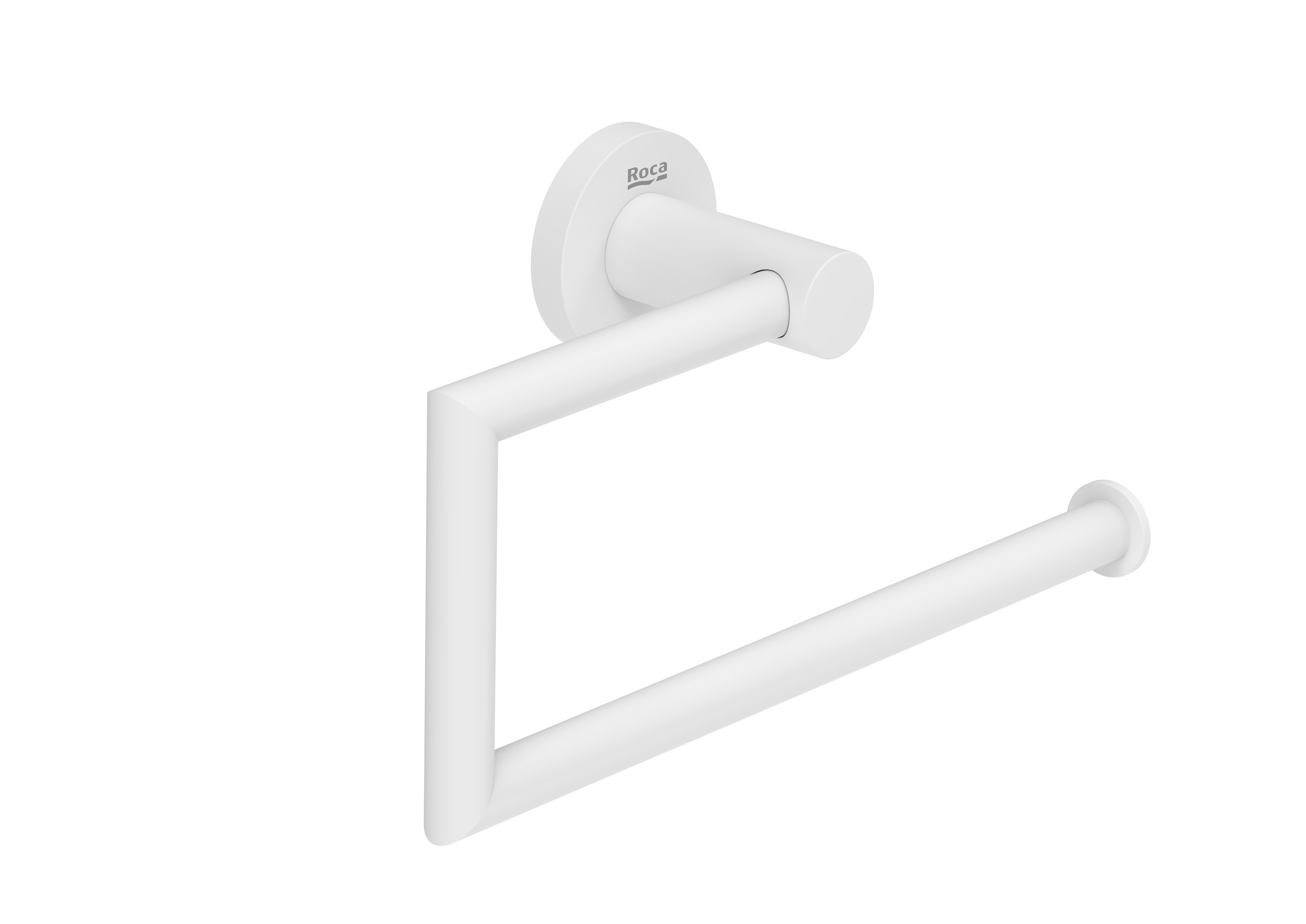 Hotels porte-serviettes anneau blanc mat