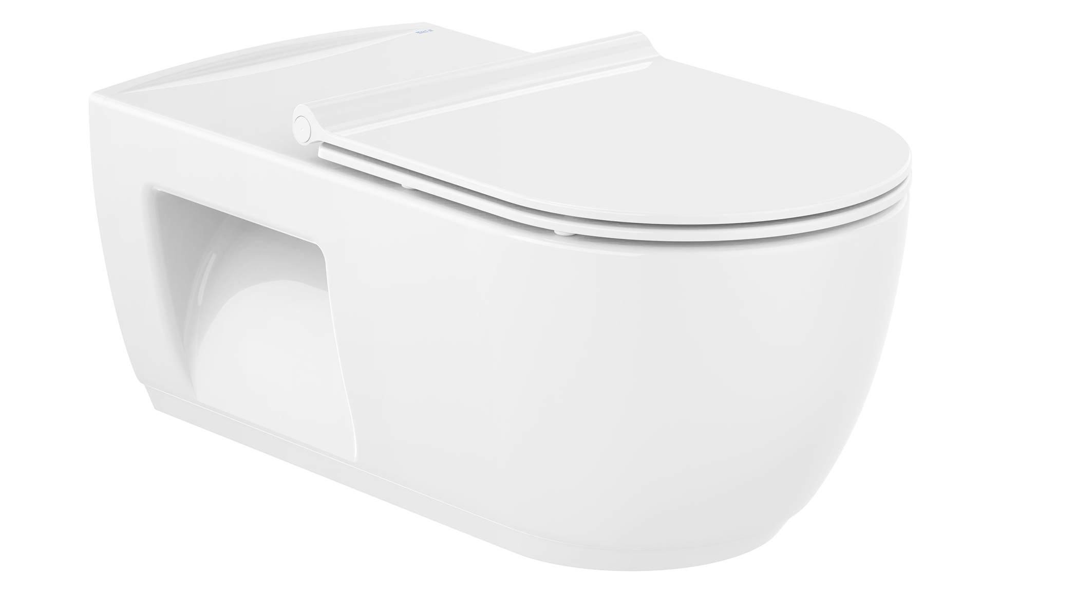 Access cuvette wc suspendue rimless rallongee blanc