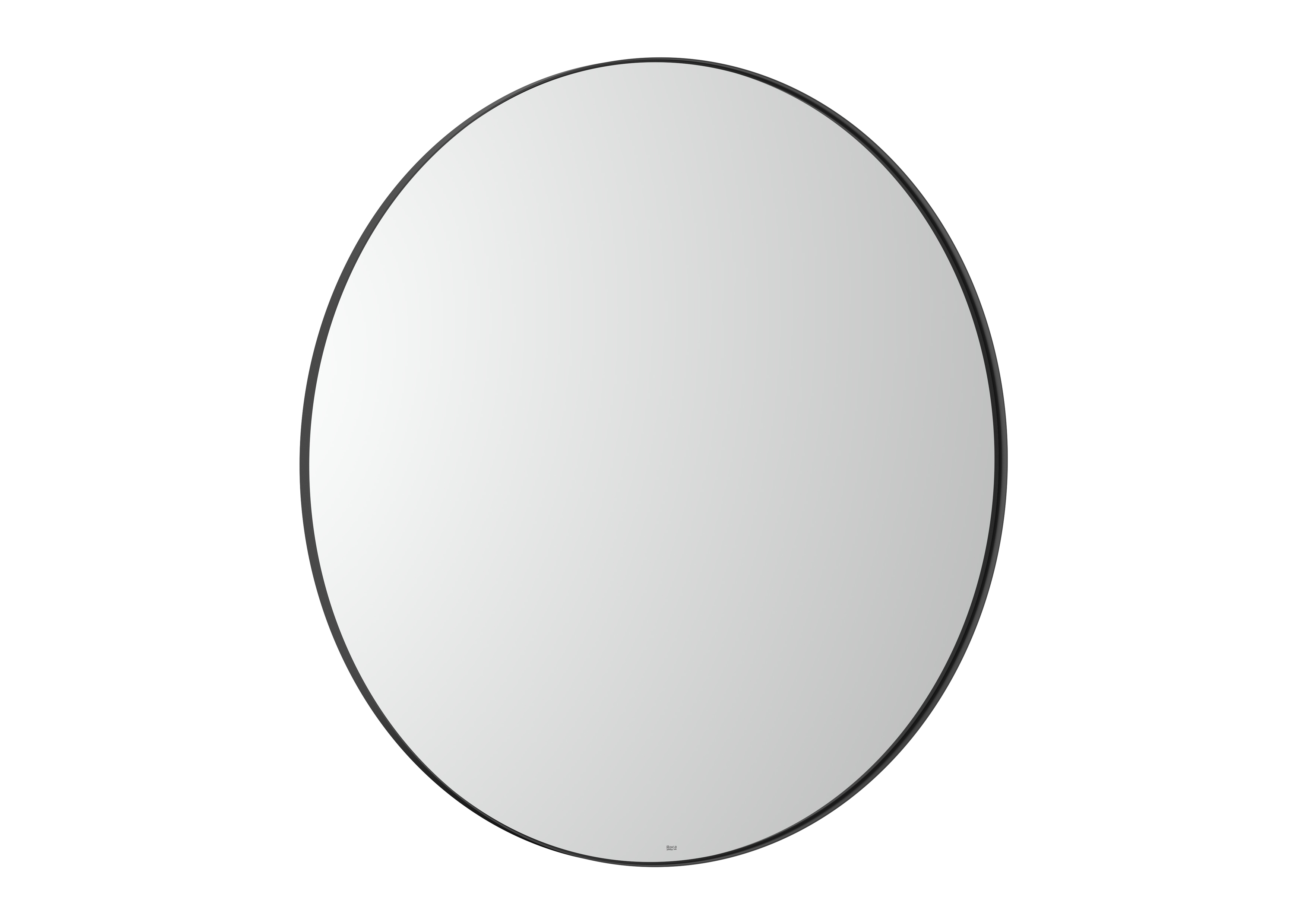 Luna miroir rond ø 1000 avec cadre noir