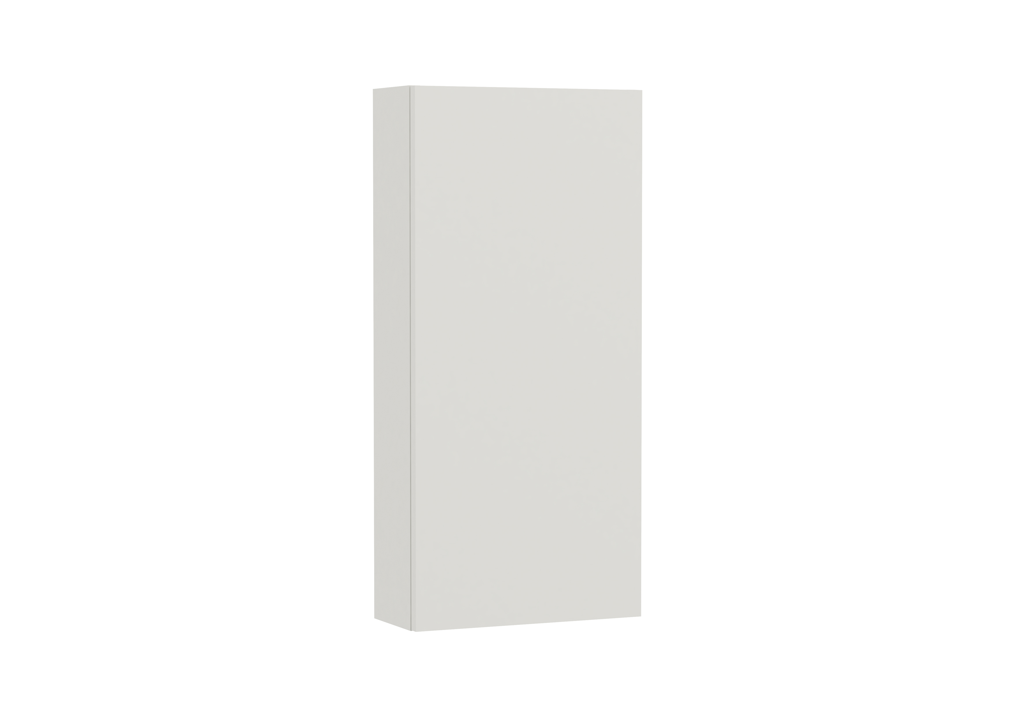 Delta demi colonne 1 porte blanc cassé mat