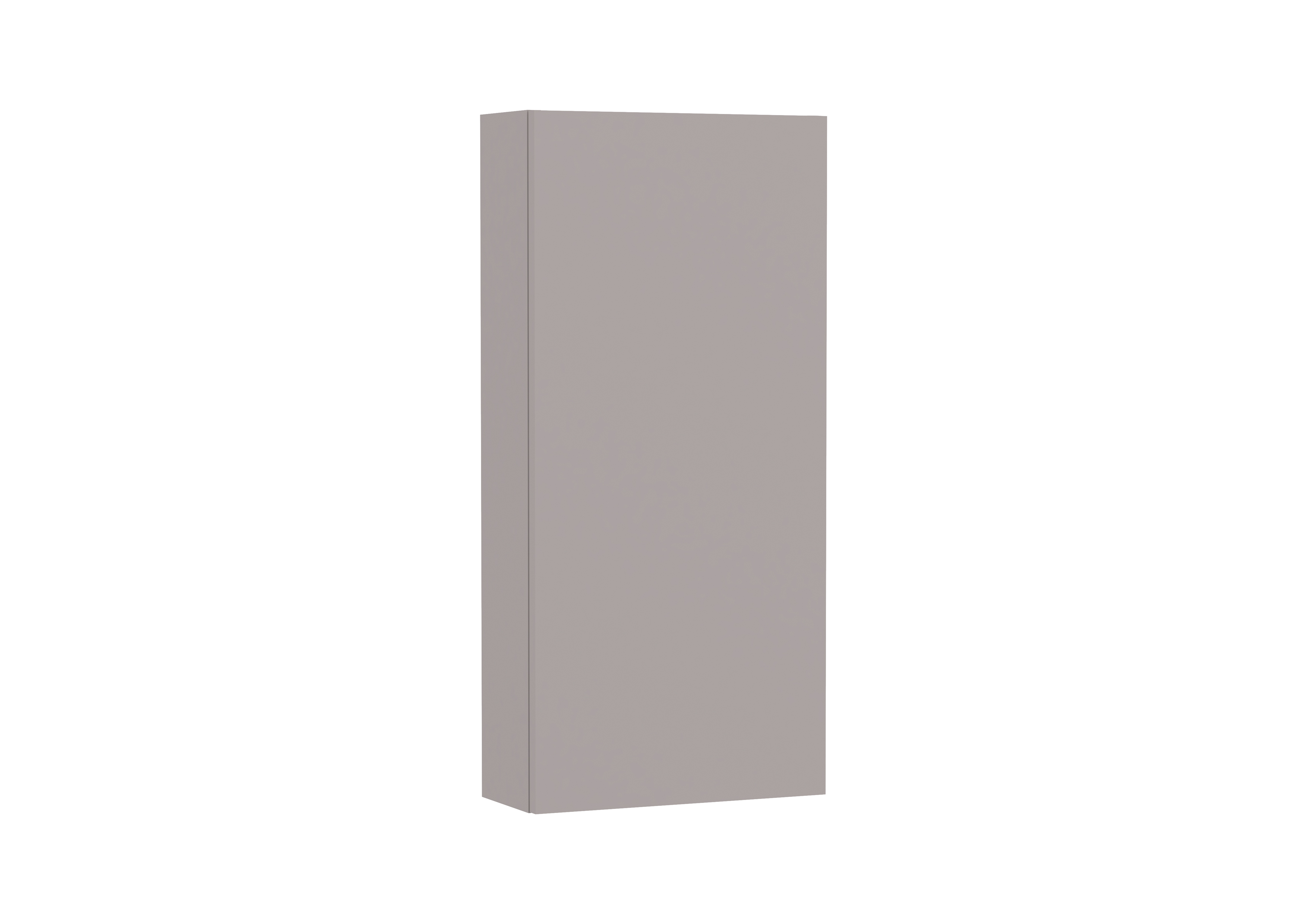 Delta demi colonne 1 porte gris clair mat