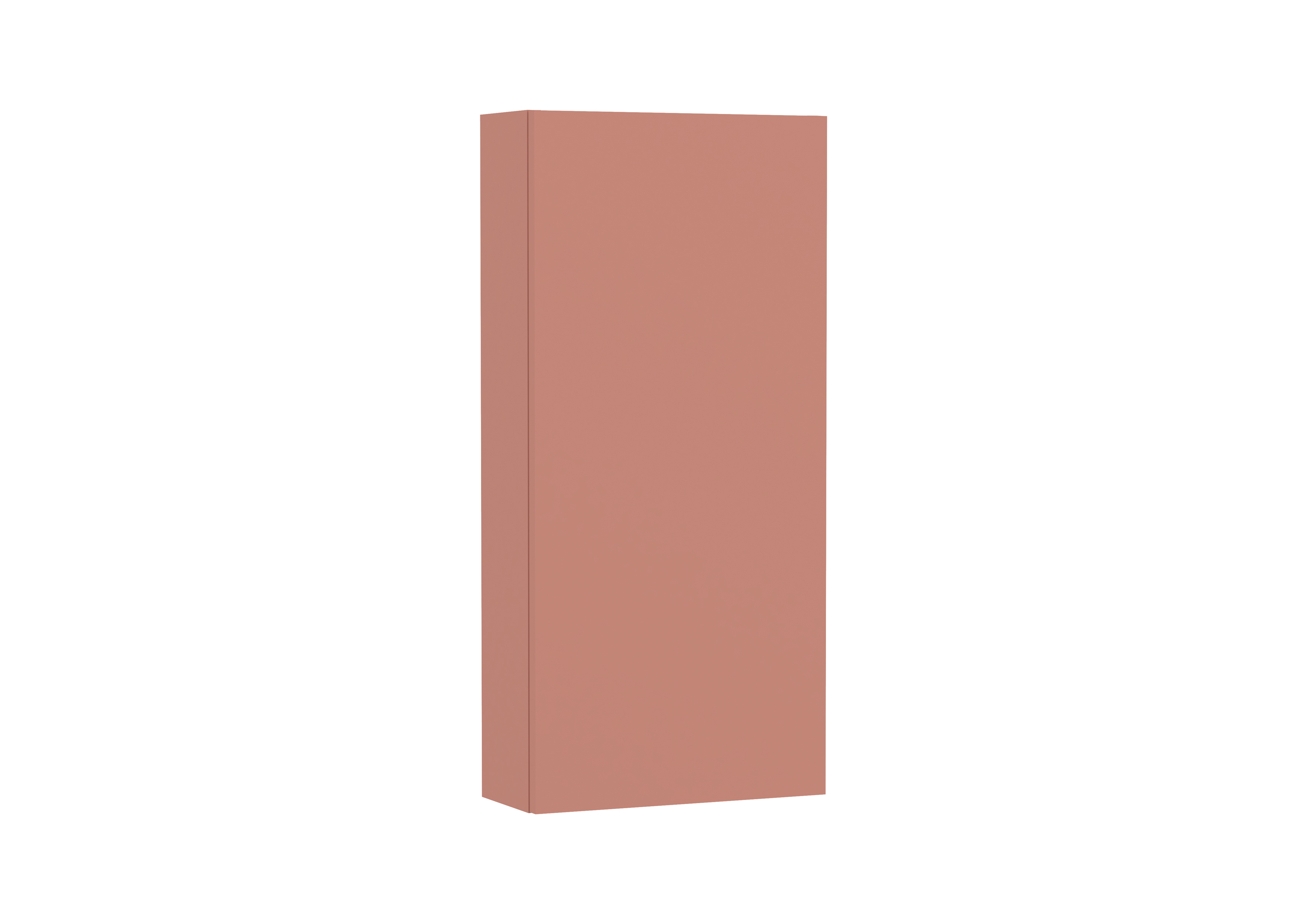 Delta demi colonne 1 porte terracotta clair mat