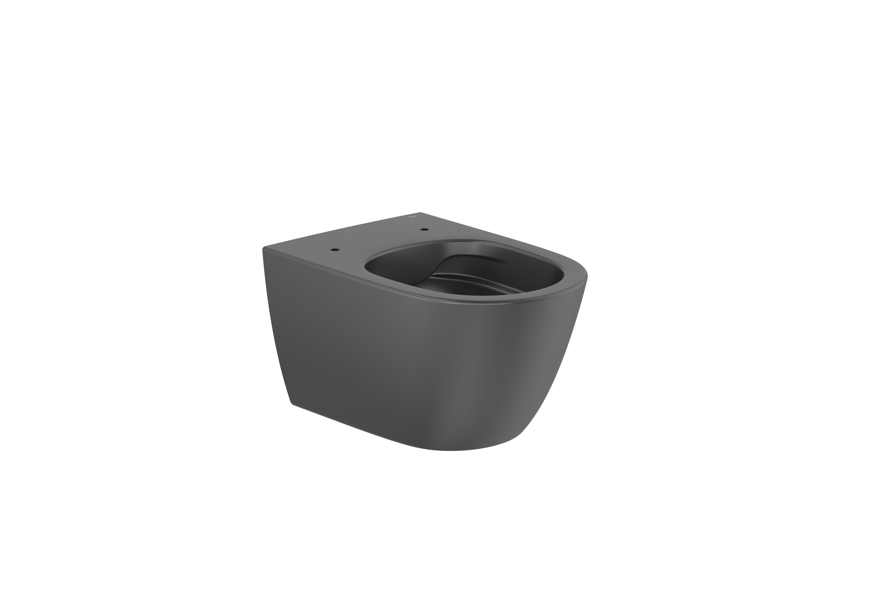 Ona cuvette susp sans bride fixations cachées 530 mm noir mat