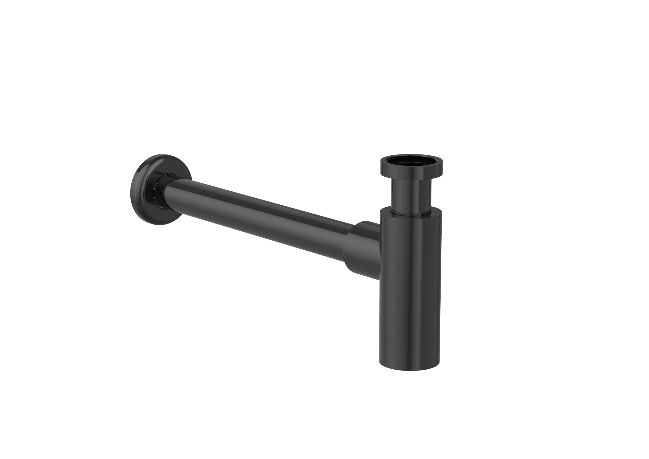 Siphon laiton 300 mm titanium black