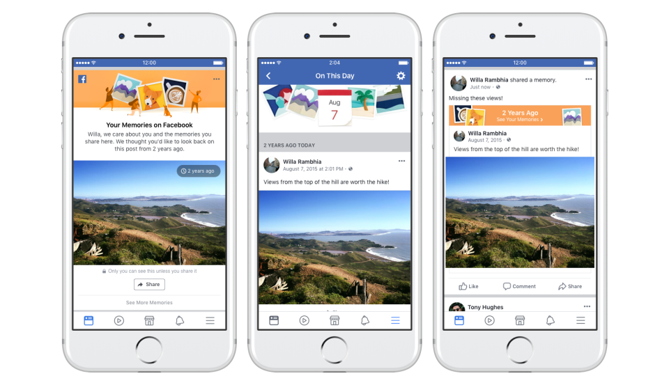 Facebook updates On This Day and Memory Preferences
