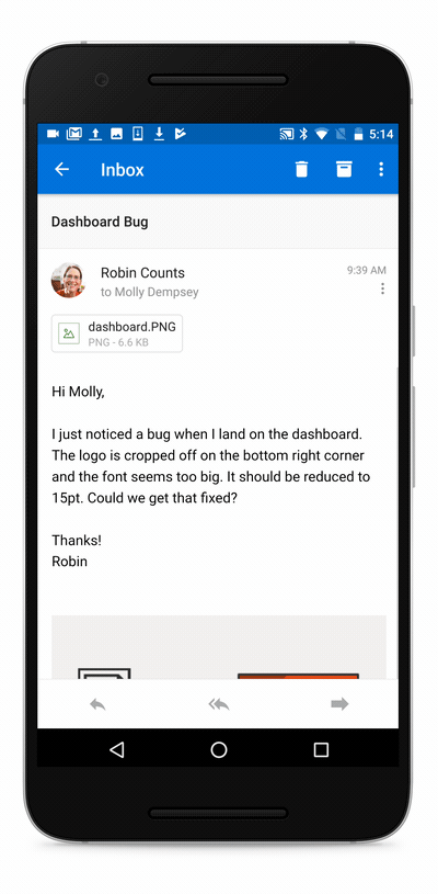 JIRA Outlook addin for Android