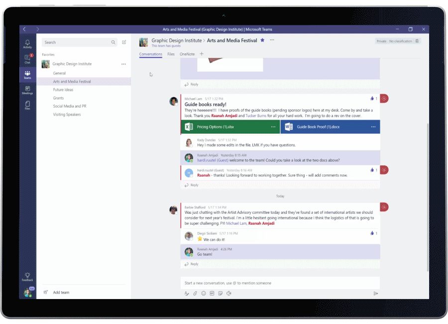 Guest acess in Microsoft Teams
