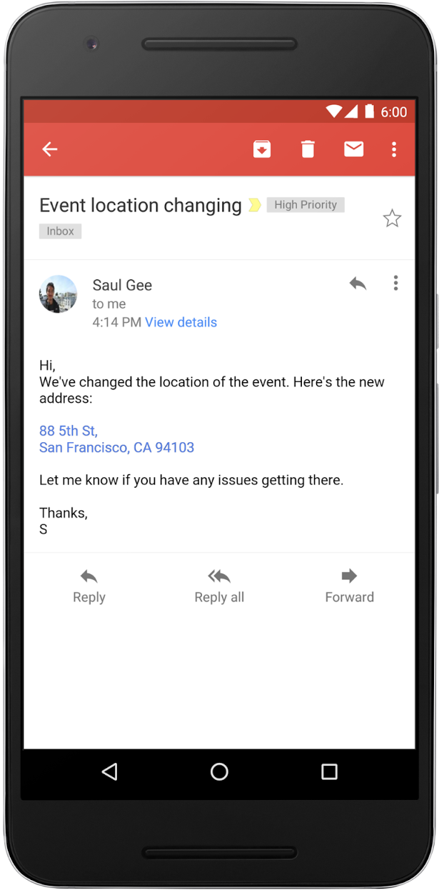Email composed on Gmail and Inboxy by Gmail