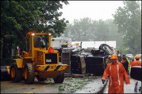 image truck rollover