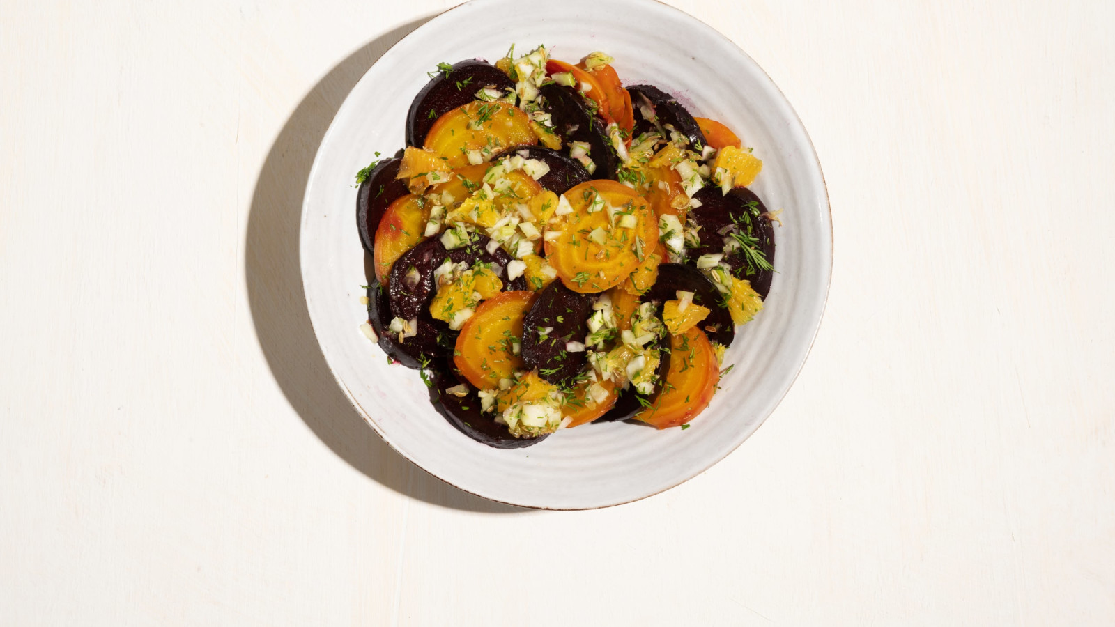 Ember-Roasted Beets with Orange-Fennel Salsa