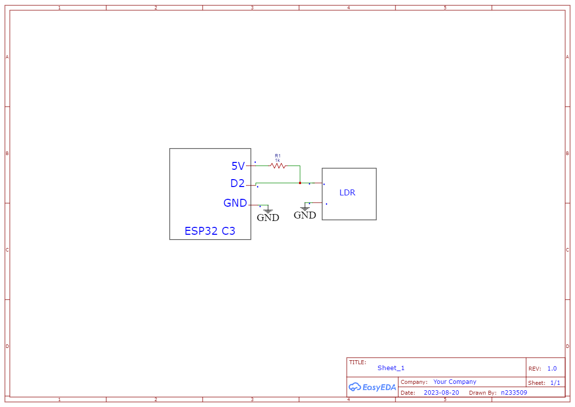 Light Intensity Node Circuit