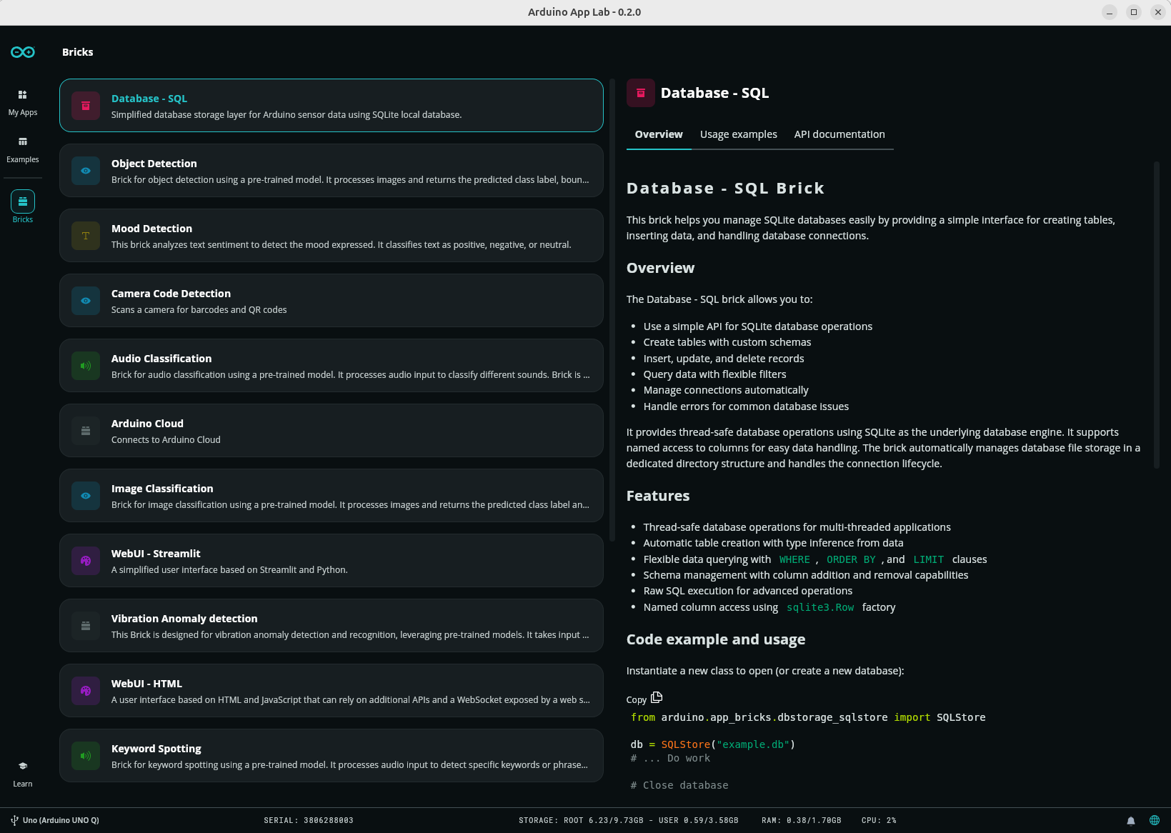 Arduino “Bricks”
