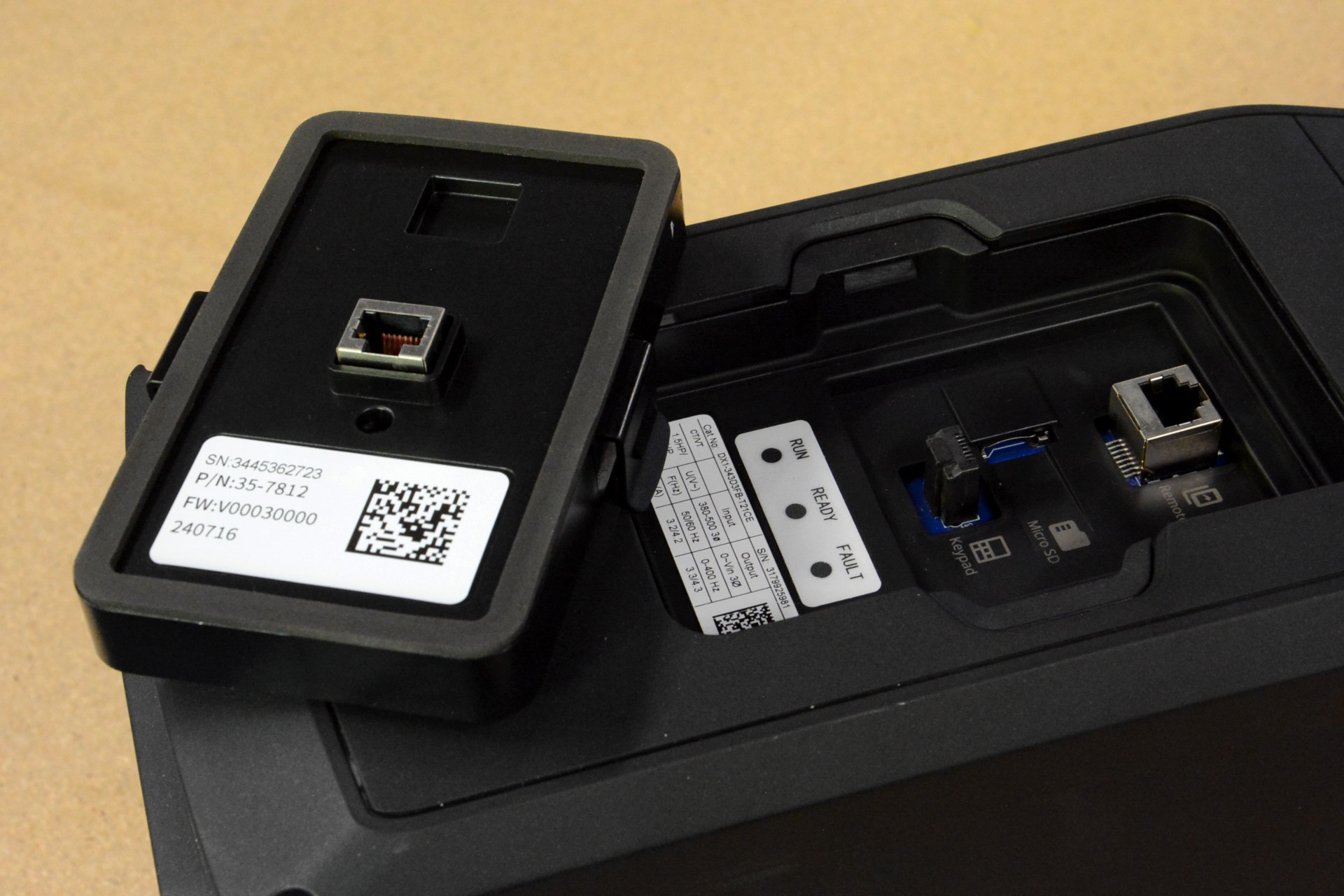 Removable Panel - Ethernet port