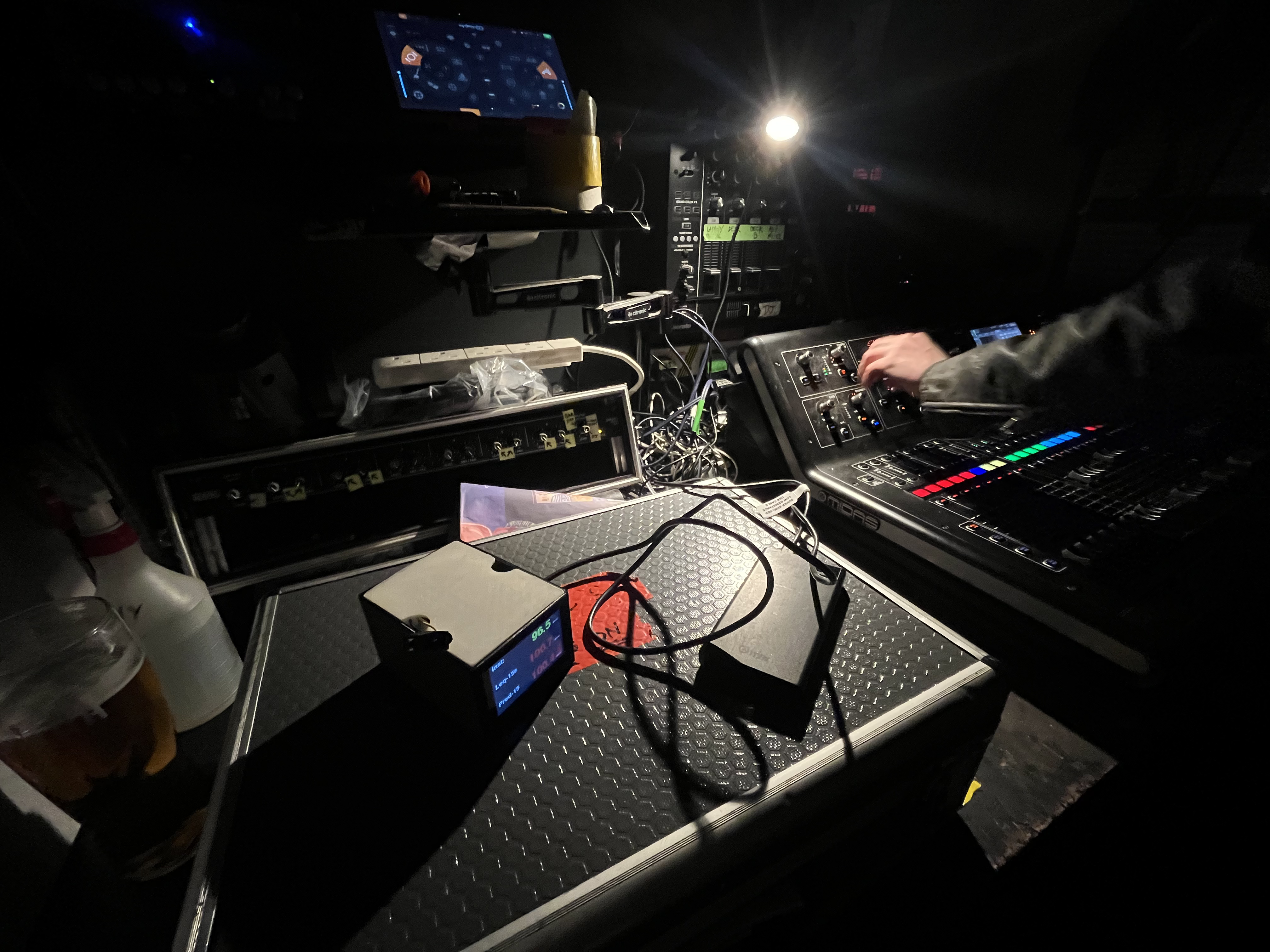 Device being tested by Audio Technician