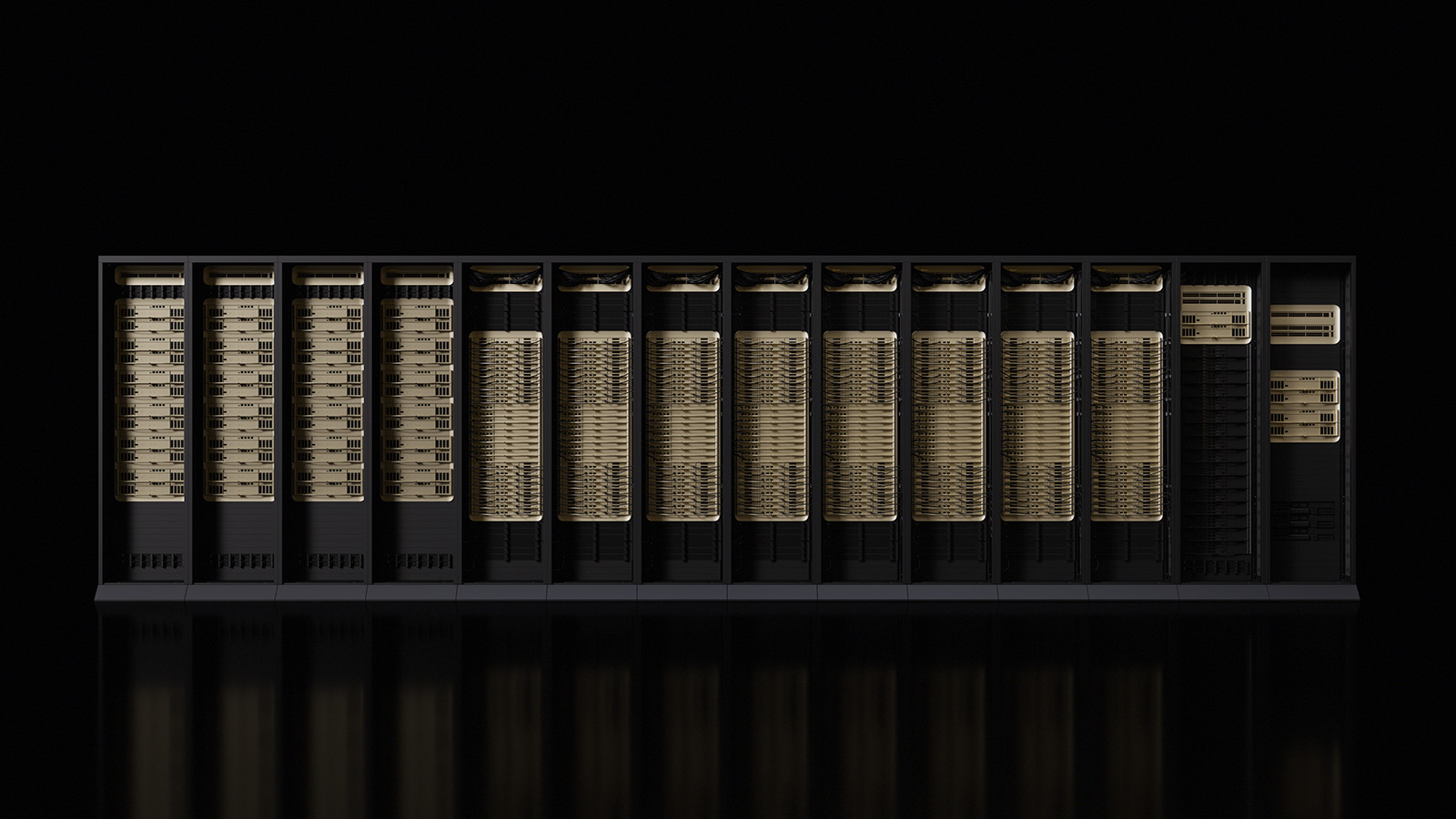 A mock up of the NVIDIA Vera Rubin Chipstack