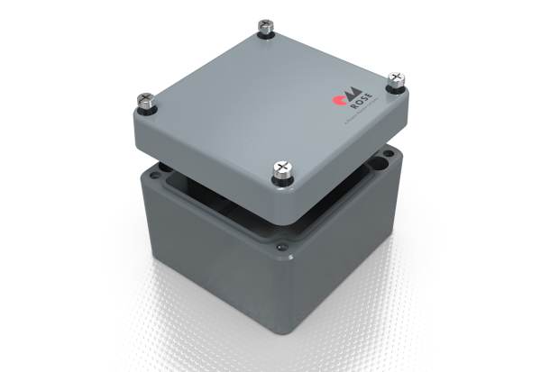 Aluminium enclosure with screwed lid from ROSE Systemtechnik