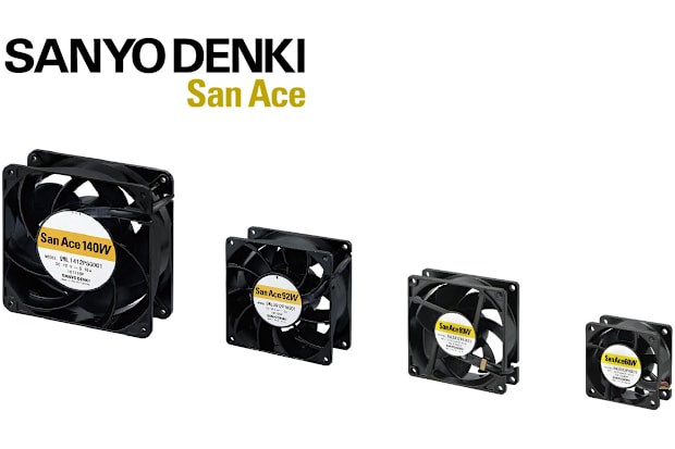 Sanyo Denki waterproof long life fans for harsh environments