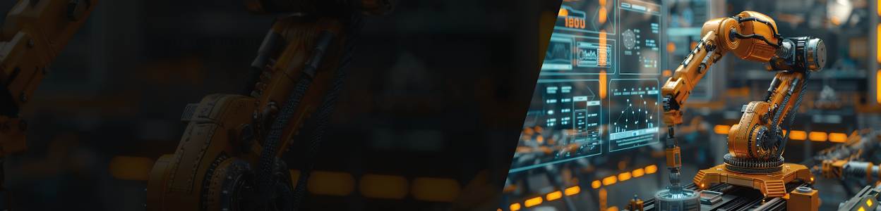 Orange robotic arm