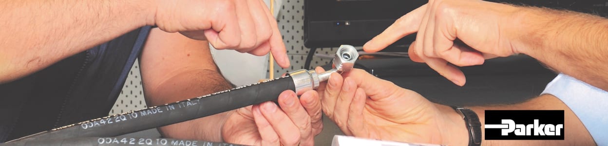 Flexible hydraulique sur mesure prêt pour l'installation