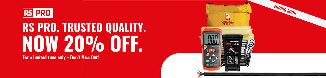 RS PRO Discount Banner