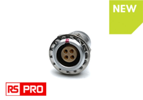 RS PRO Circular Connector, 4 Contacts, Panel Mount, M9 Connector