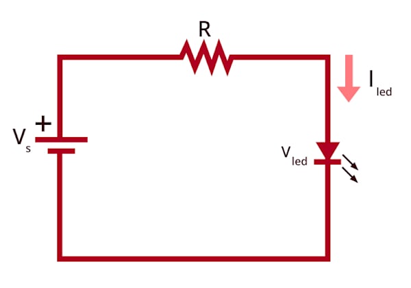 LED Resistor Value Calculator