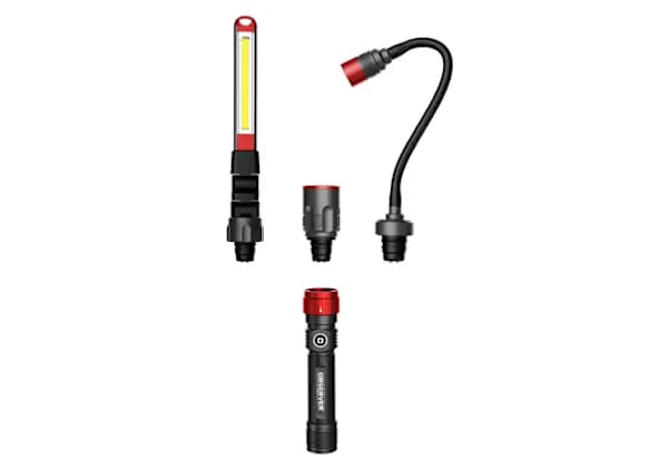 Observer Tools - Lampe torche 3 en 1 LED Rechargeable, 1000 lm