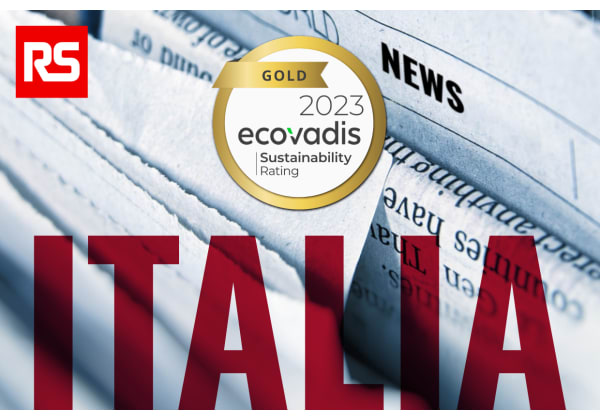 RS Italia premiata con il livello gold dell’Ecovadis Sustainability Rating