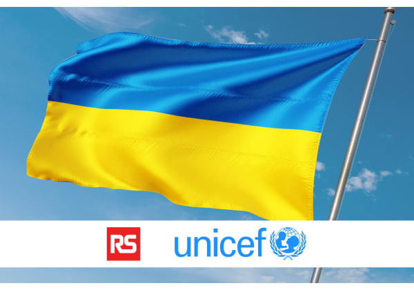 Emergenza Ucraina: RS Components Italia dona 20mila euro a UNICEF