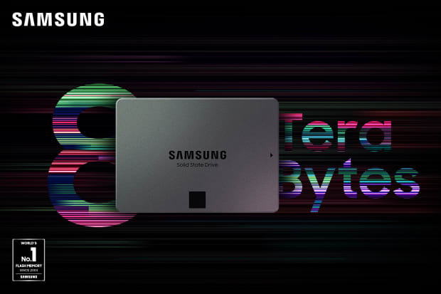A Samsung internal hard drive