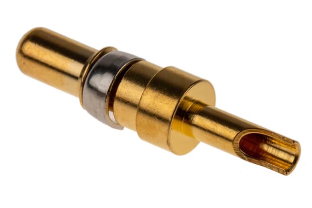 FCT from Molex, FMP Male Solder D-Sub Connector Power Contact, Gold over Nickel Power, 16 → 20 AWG, FCT