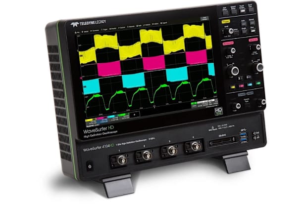 Osciloscópios WaveSurfer completamente carregados