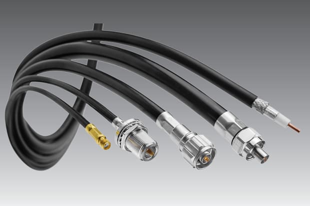 HUBER+SUHNER RF Coaxial cable and cable assembly portfolio